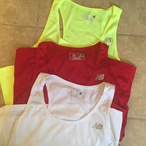 Set of 3 New Balance Dryfit Active Tanks